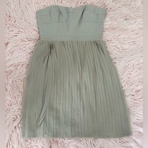 BCBG Maxazria Angel Strapless Dress in Pumice